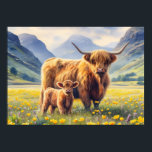 Mutterkuh und Kalb-Buttercups Poster<br><div class="desc">Feiern Sie mit dem Highland Cow und Calf Buttercups Poster Pastorale Schönheit. Dieses Plakat mit einer ruhigen Szene aus einer Highland-Kuh und Kalb inmitten von Schmetterbechern versinnbildlicht den rustikalen Charme des Landlebens. Ideal, um eine Touch von natürlicher Eleganz zu Ihrem Dekor hinzuzufügen, ideal für diejenigen, die die Schönheit der ländlichen...</div>