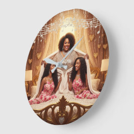 Mutterkummer B Große Wanduhr