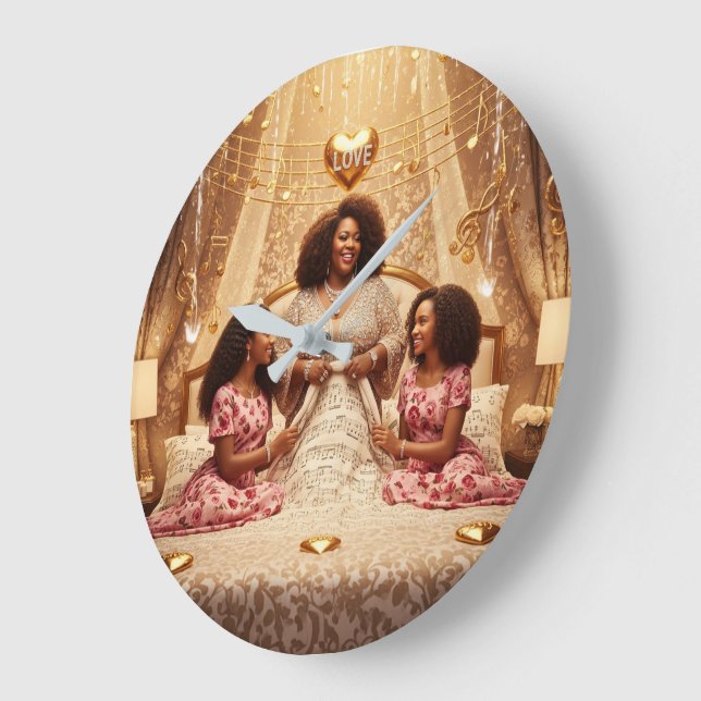 Mutterkummer C Große Wanduhr (Winkel)