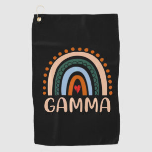 Mutterkunde Gamma Rainbow Grandma Niedliche Gebu Golfhandtuch