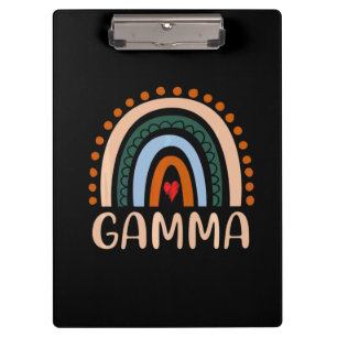 Mutterkunde Gamma Rainbow Grandma Niedliche Gebu Klemmbrett