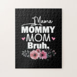 Mutterkunde | Mama Mommy Mama Bruh Floral Birthday<br><div class="desc">Mutterkunde | Mama Mommy Mama Bruh Floral Birthday</div>