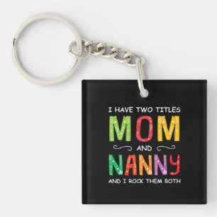 Mutterkunde Mama und Gruscha I Rock ihnen Geburt Schlüsselanhänger