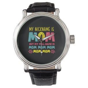 Mutterkunde   Mein Name ist Mommy Birthday Armbanduhr