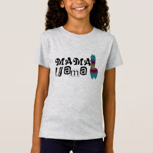 Mutterlama-T - Shirt-Entwurfskinder T-Shirt