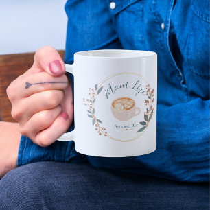 Mutterleben heiß serviert Gemütliche Kaffee-Katzen Kaffeetasse