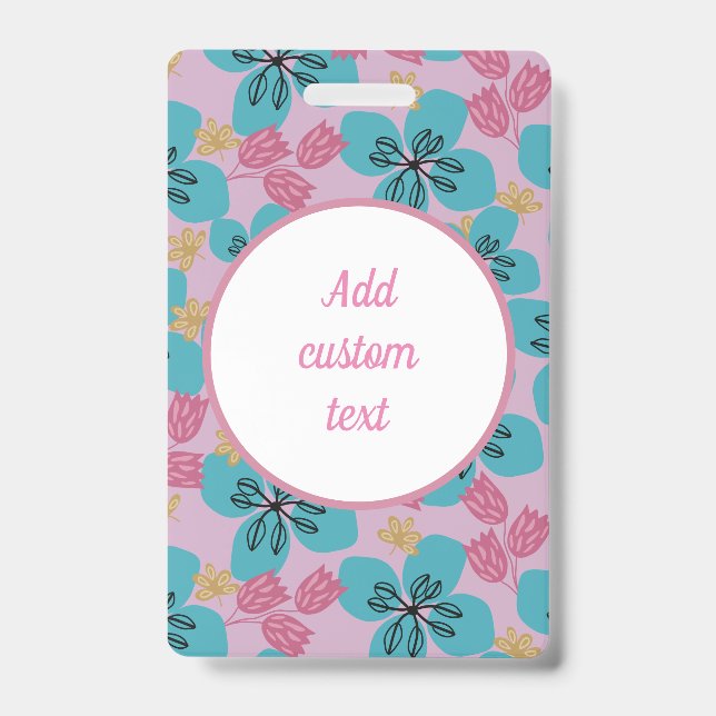 Mütterliche Blumenmutter Ausweis (Front)