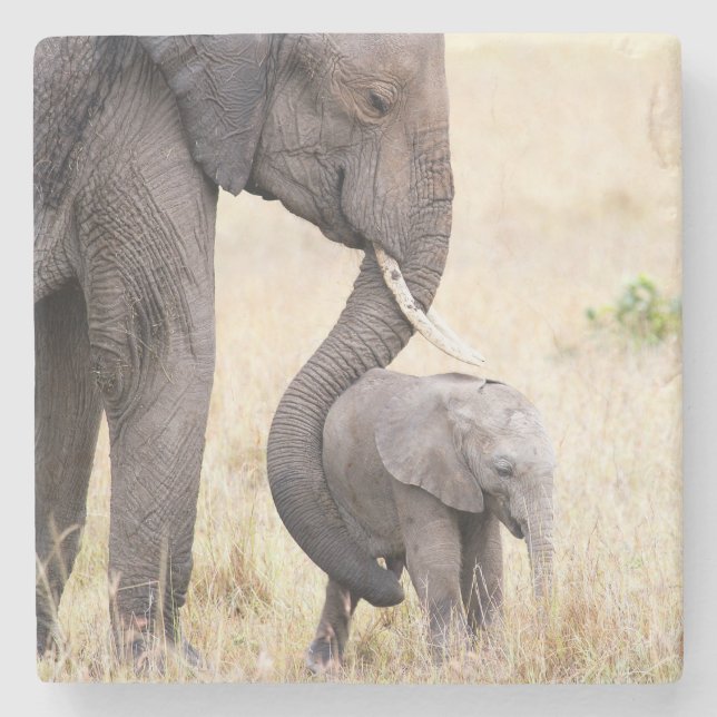 Mutterliche Liebe Steinuntersetzer (Vorderseite)