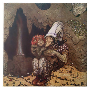 „Mutterliebe“ von John Bauer Fliese