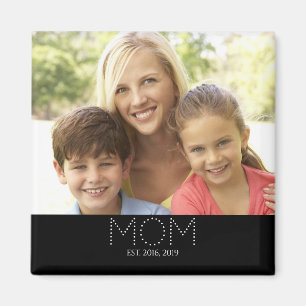 Muttermagnet mit Foto und Geschenk Magnet