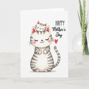 Muttermal-Karte mit Katzen-Motiv Karte