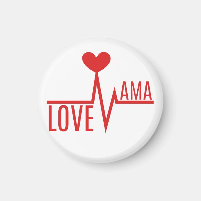 Muttermama Liebe Puls Magnet (Vorne)