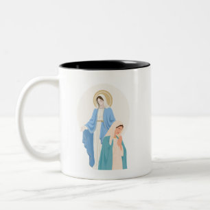Muttermaria Katholische christliche Geschenke Gebe Zweifarbige Tasse