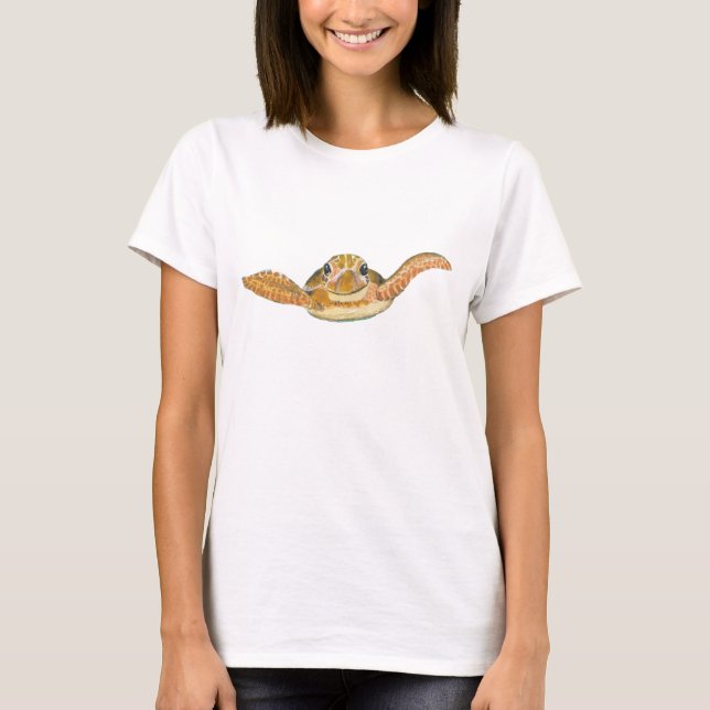 Muttermeerschildkröte-T - Shirt (Vorderseite)