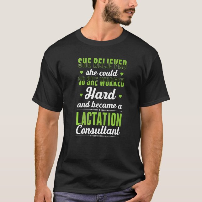 Muttermilch-Berater für Stillzeit-Spezialist IBCL T-Shirt (Vorderseite)
