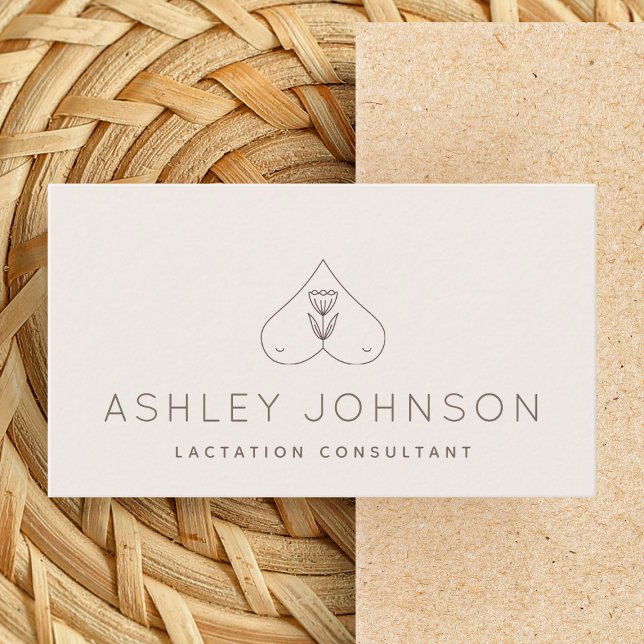 Muttermilch Berater Stillen Neutral Visitenkarte (Von Creator hochgeladen)