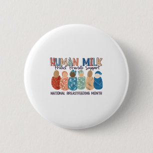 Muttermilch Mamas Milch S Nationaler Stillmonat Button