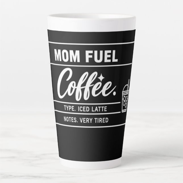 Muttermotor-Eislatte zum Muttertag  Milchtasse (Vorderseite)