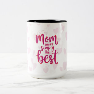 Muttermug mit Liebe – Beste Mutter überhaupt Zweifarbige Tasse