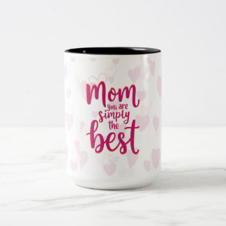 Muttermug mit Liebe – Beste Mutter überhaupt Zweifarbige Tasse