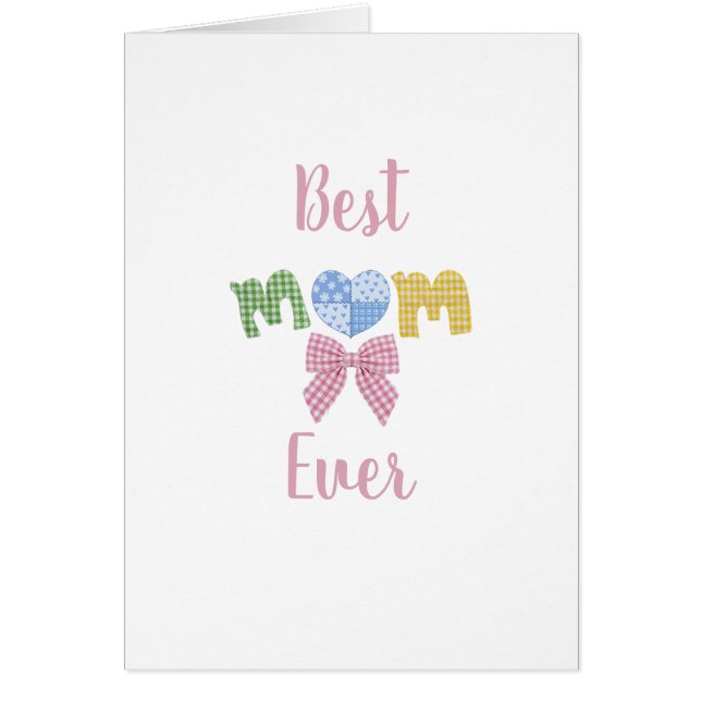 Muttermuster-Muttertags-Geburtstagskarte (Vorne)