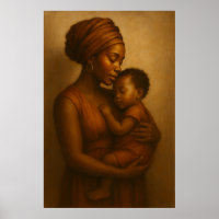 Muttermuts Embrace | Afrikanische Mutter- und Kind