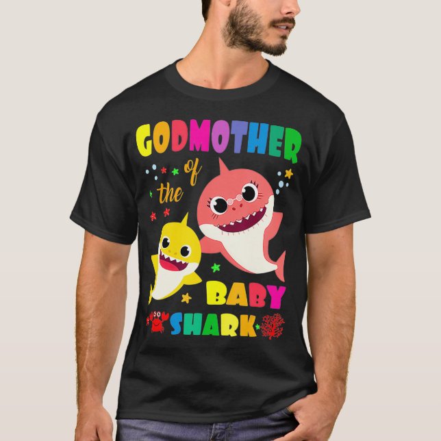 Muttermutter des Baby Shark Birthday Mommy Shark _ T-Shirt (Vorderseite)