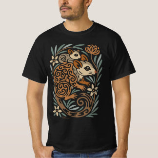 Muttermutter Possum & Baby – Tribal-Australische-W T-Shirt