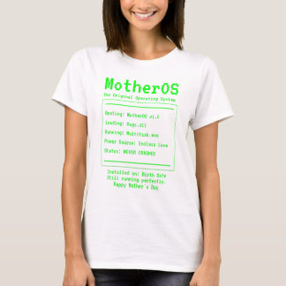 MutterOS Retro Tech Muttertagsdesign T-Shirt