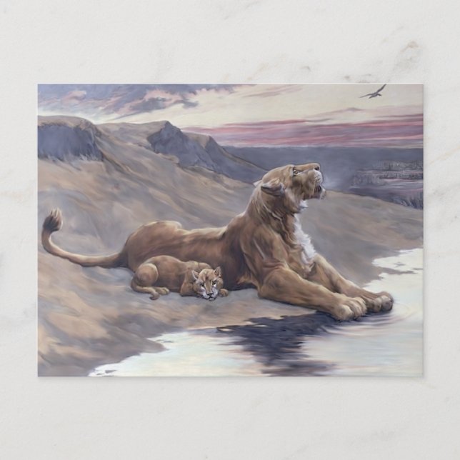 Mutterpflege Postkarte (Vorderseite)