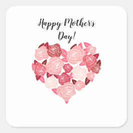 Mutterquadratischer Aufkleber