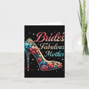 Mutter's Fabulous Bride Floral Happy Wedding Marri Karte