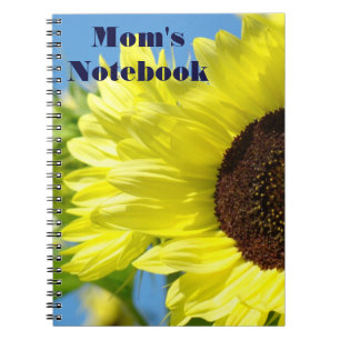 Mutters Notizbuch Hellgelbe Sonnige Sonnenblumen Notizblock