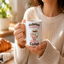 Mutterschaft angetrieben von Liebe und Kaffee Lust