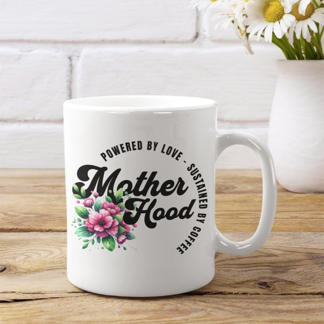 Mutterschaft durch Liebe angetrieben Kaffeetasse (Von Creator hochgeladen)