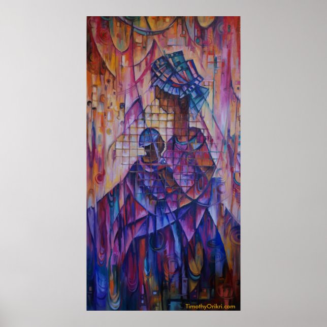 Mutterschaft IV - Leinwand Poster (Vorne)