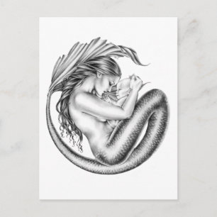 Mutterschaft Postkarte