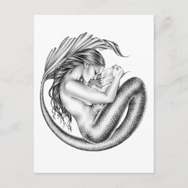 Mutterschaft Postkarte (Vorderseite)