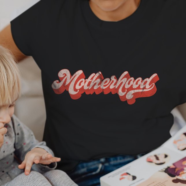 Mutterschaft Retro Funny Mama Mommy Mother Day T-Shirt (Von Creator hochgeladen)