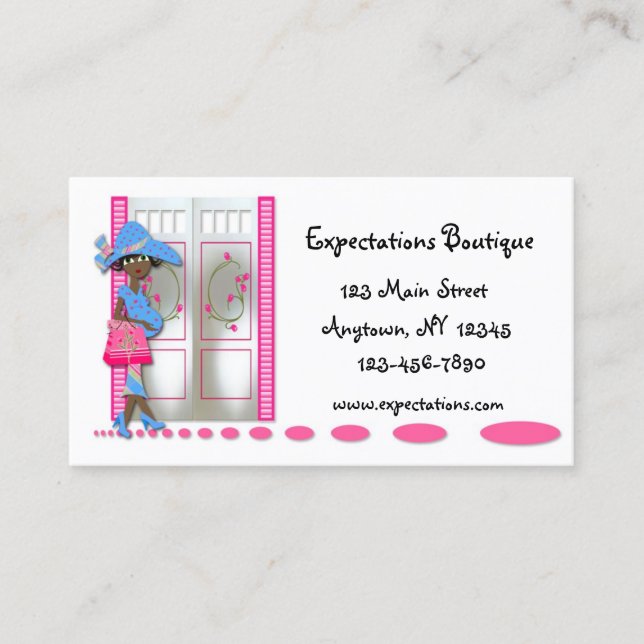 Mutterschaft Visitenkarte (Vorderseite)