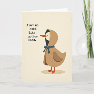 Mutterschaft Vogel Kunstkarte Karte