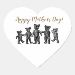 Mutterschafterin Herz-Aufkleber