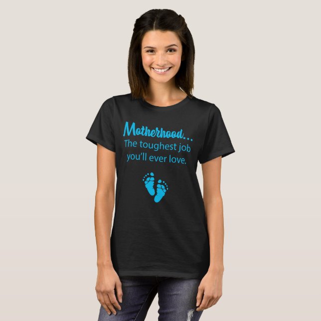 Mutterschafts-stärkster Job, den Sie überhaupt T-Shirt (Vorne ganz)