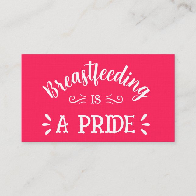 Mutterschaftsberatung Premium Visitenkarte (Vorderseite)