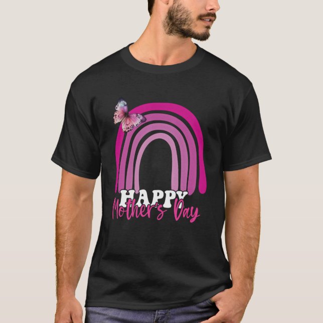 Muttertag 2023 Muttertag Rainbow Mama D T-Shirt (Vorderseite)