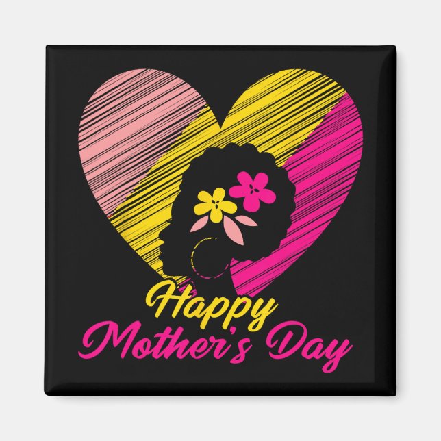 Muttertag 2024 Mama Oma Liebe Magnet (Vorne)