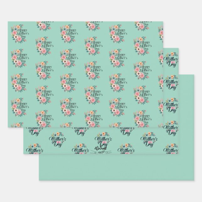 Muttertag 2025 geschenkpapier set (Set)