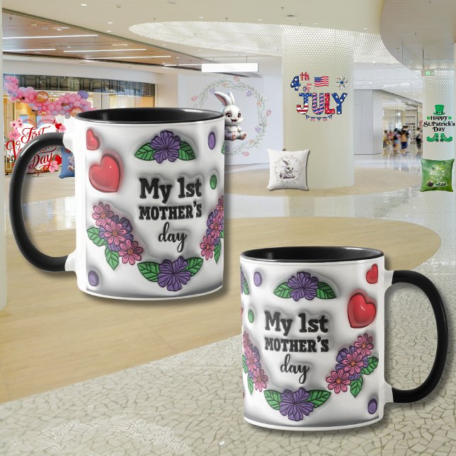 Muttertag "3D-Effekt" Tasse (Von Creator hochgeladen)