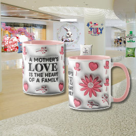 Muttertag "3D-Effekt" Tasse