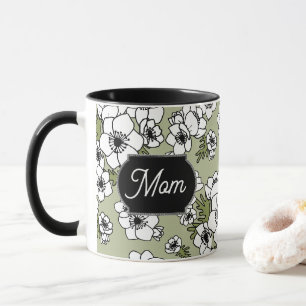 Muttertag Anemone Floral Tasse
